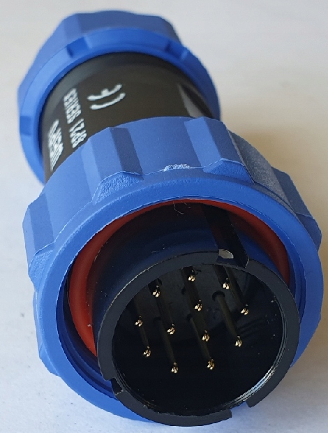 Kontrolná zástrčka TIG 12 PIN pre Spartus, Magnum