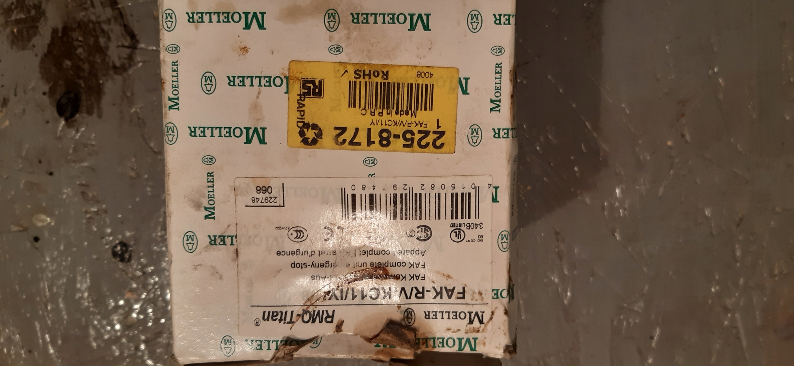 Núdzový vypínač FAK-R / V / KC11 / IY