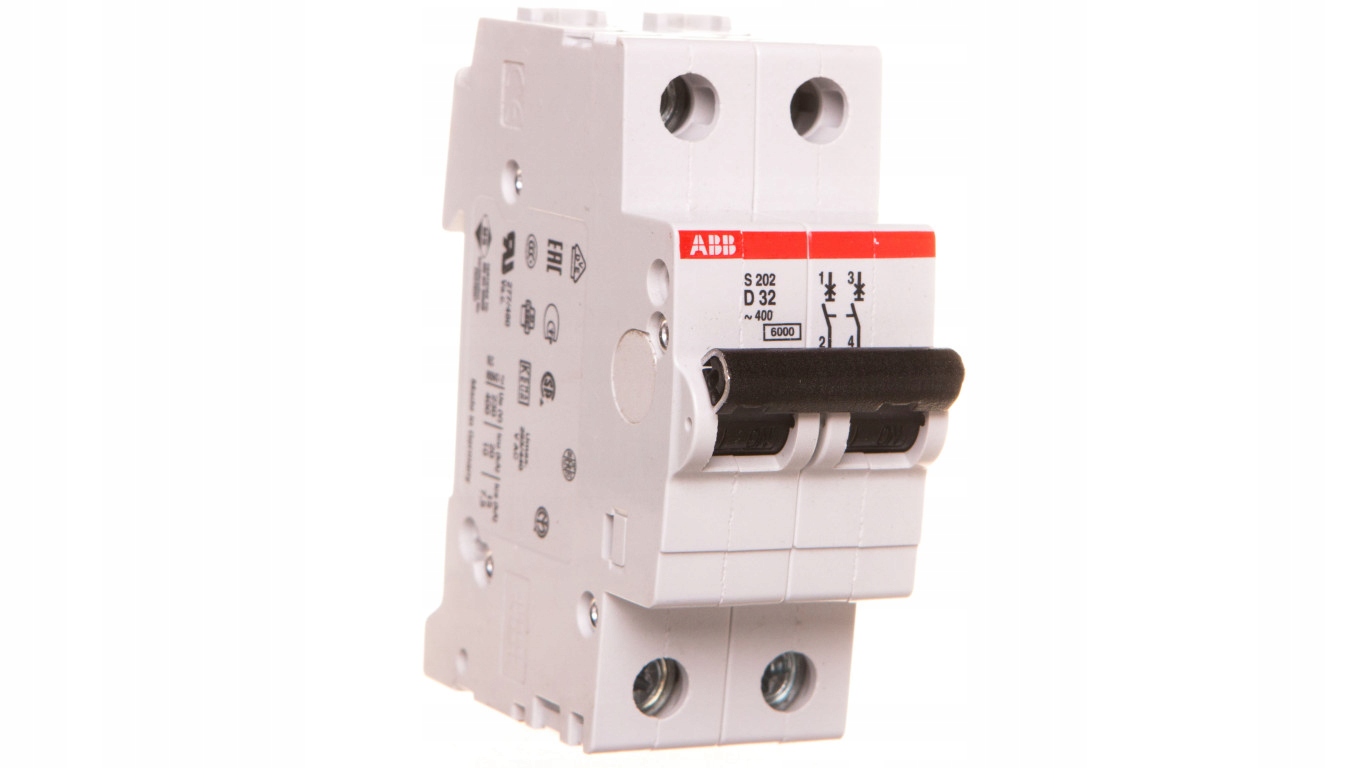 Miniatúrny istič 2P D 32A 6kA AC S202-D32 2CDS