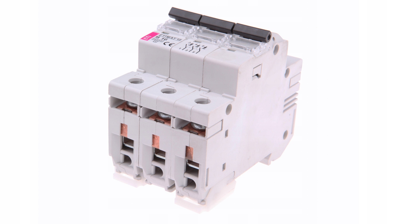 Miniatúrny istič 3P B 16A 10kA AC ETIMAT10 002