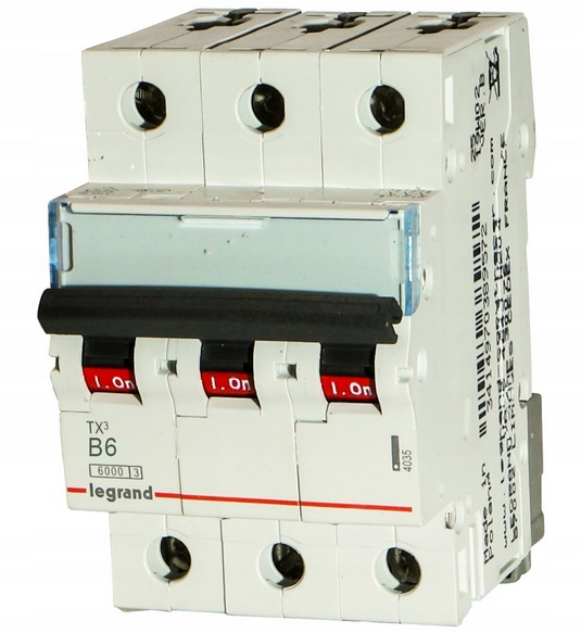 Miniatúrny istič Legrand 6A typ B 403398 S303