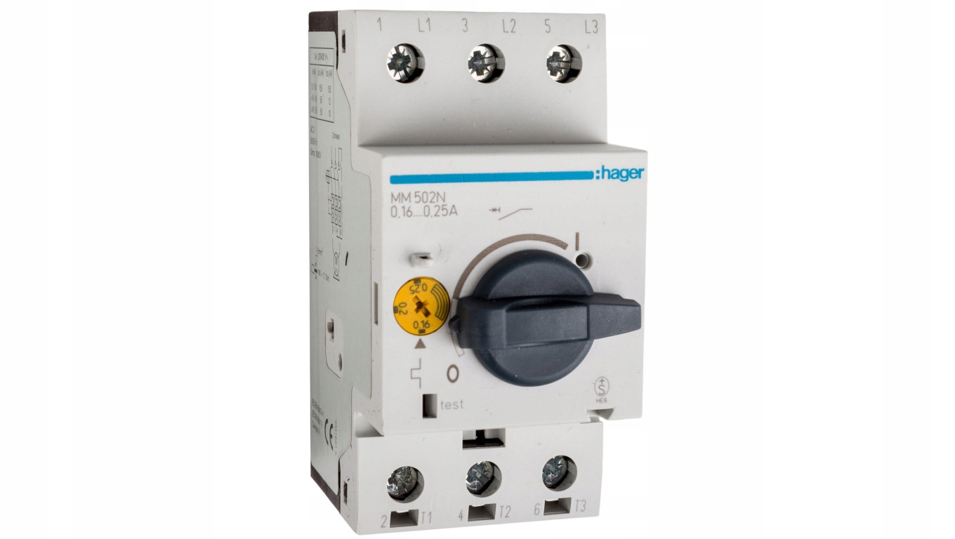 3P motorový istič 0,06kW 0,16-0,24A MM502N
