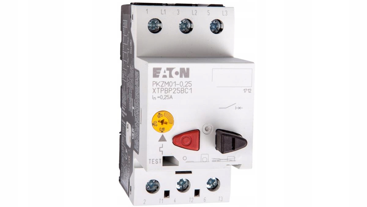 3P motorový istič 0,06kW 0,16-0,25A 278476