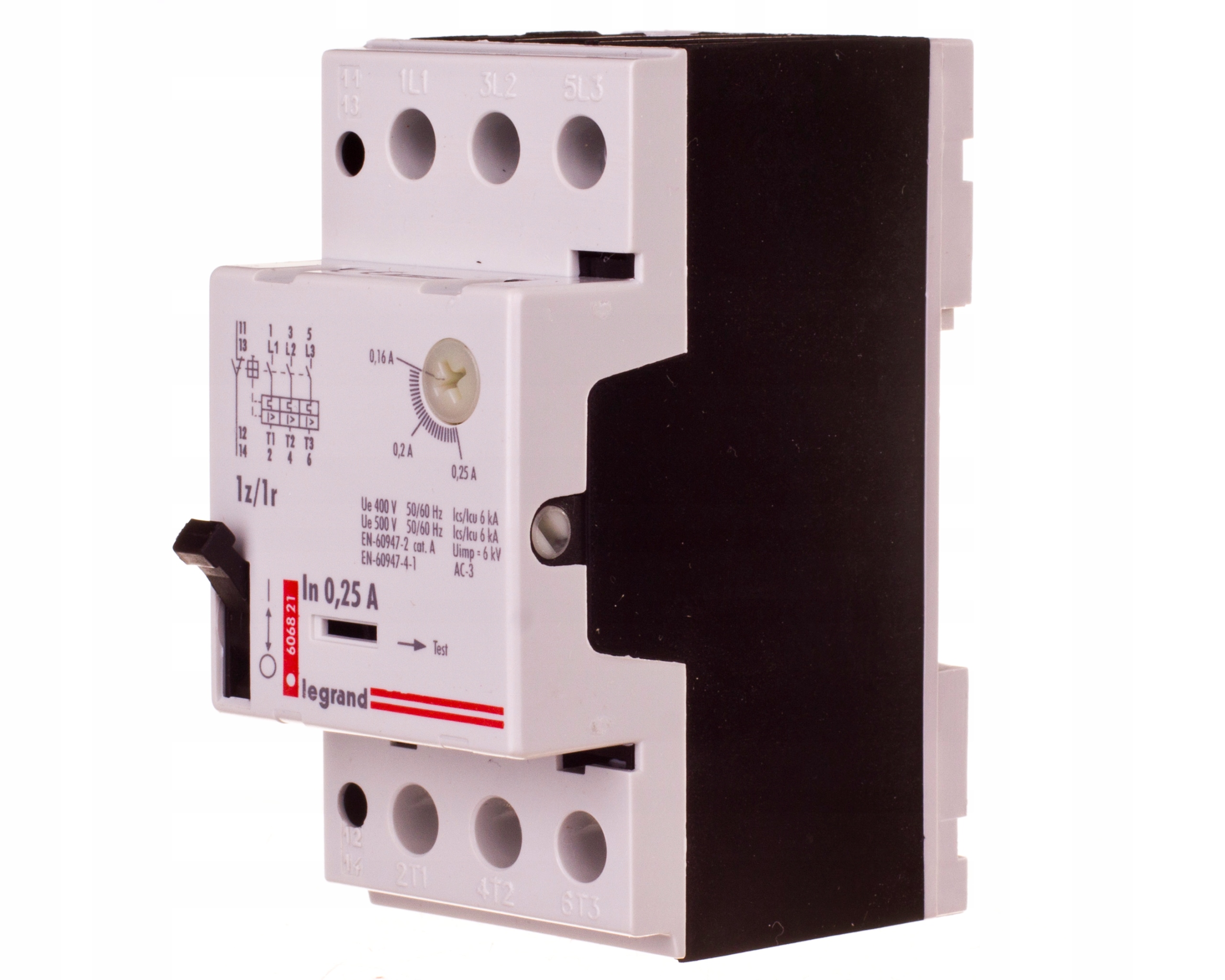 3P motorový istič 0,06kW 0,16-0,25A M250 1NO / 1