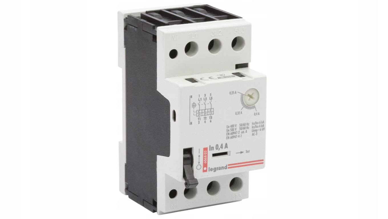 Motorový istič 3P 0,09kW 0,25-0,4A M 250 0,4