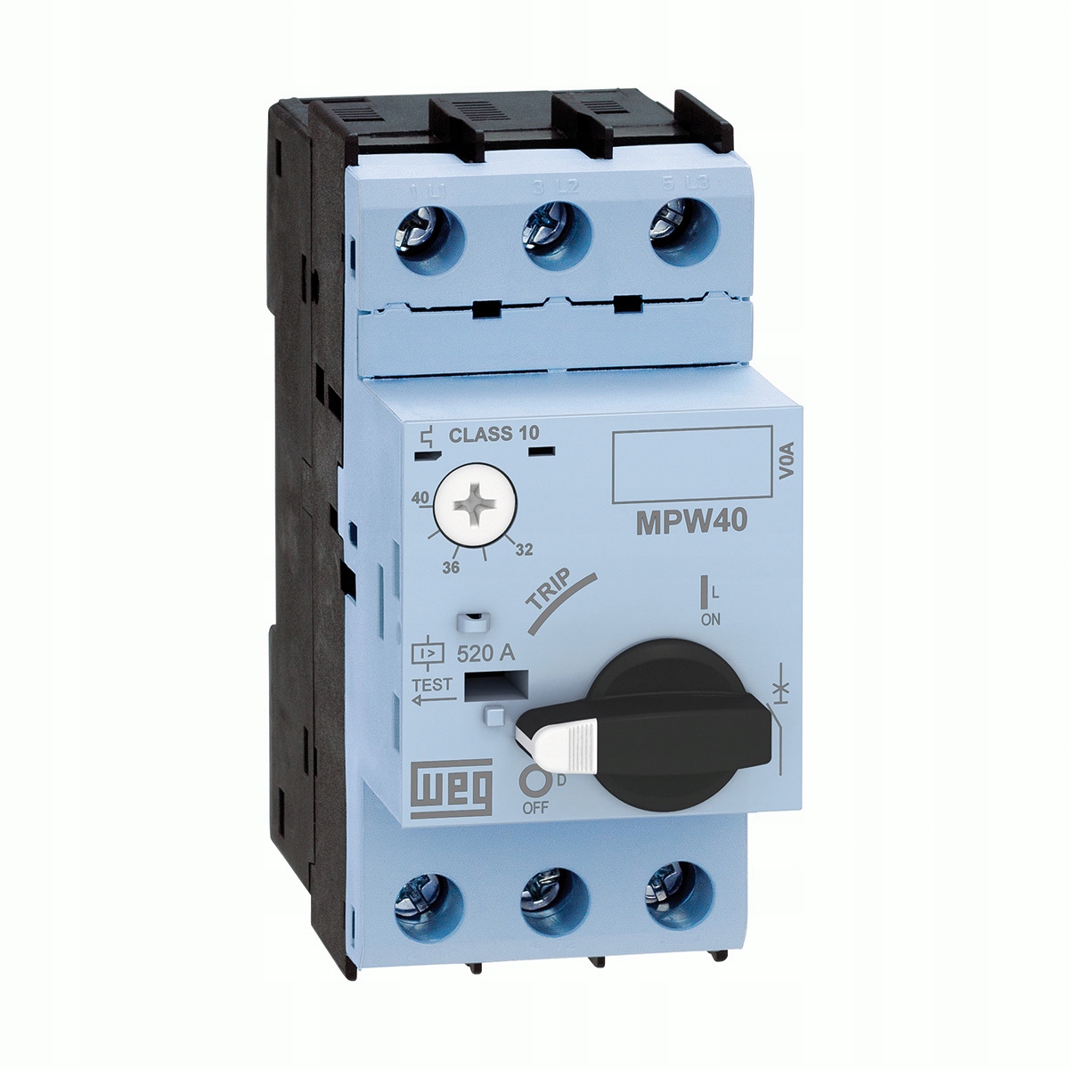 Motorový istič 3P 0,12kW 0,4-0,63A MPW40-3-C0
