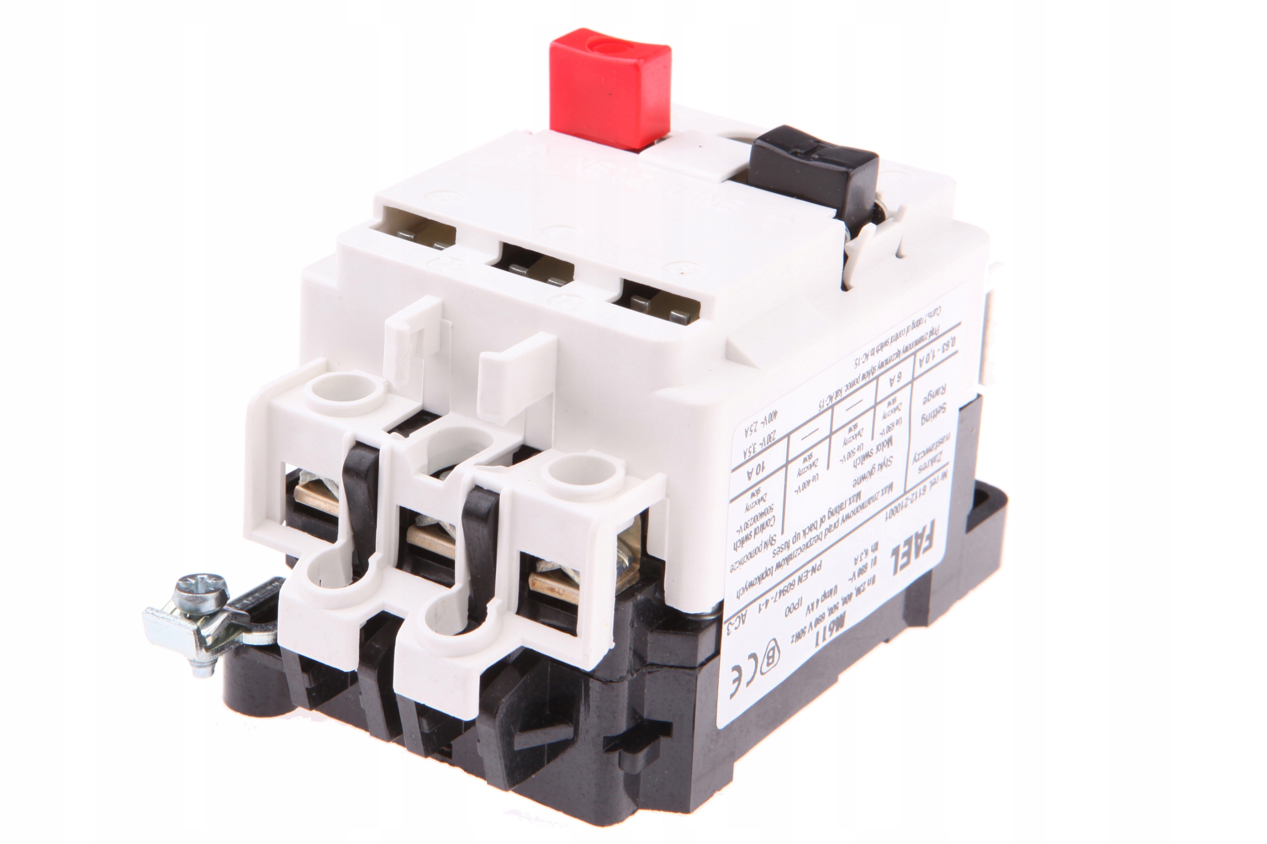 Motorový istič 3P 0,25kW 0,63-1A M 611 N 1