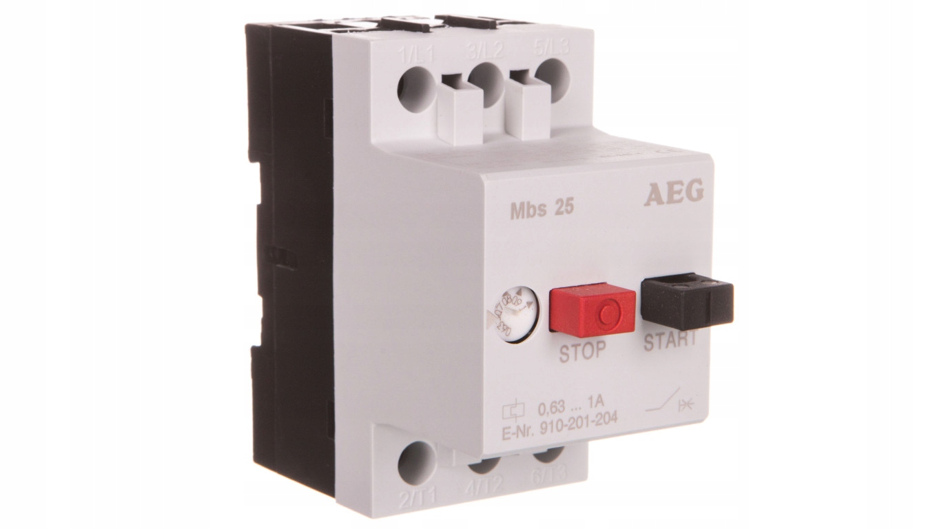 Motorový istič 3P 0,25kW 0,63-1A MBS25-010 25