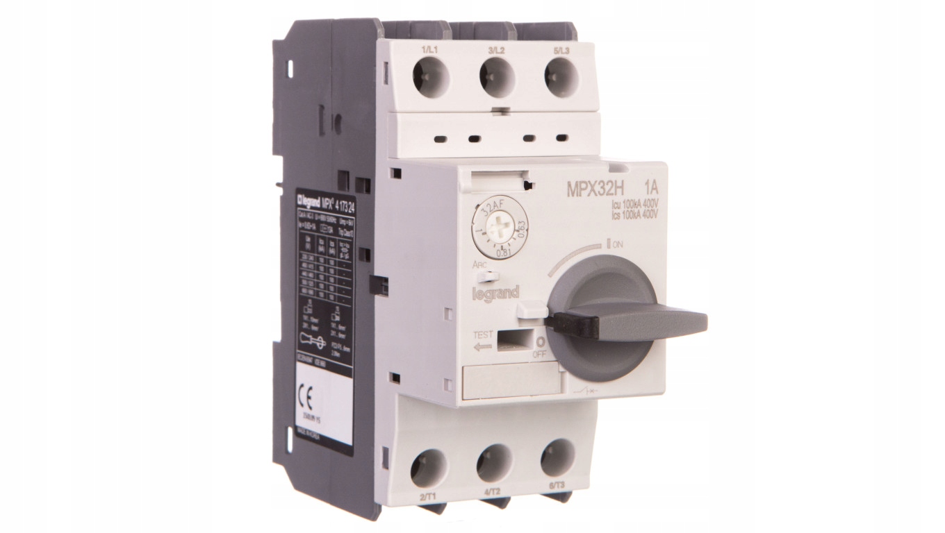 Motorový istič 3P 0,37kW 0,6-1A MPX3 32H 4173