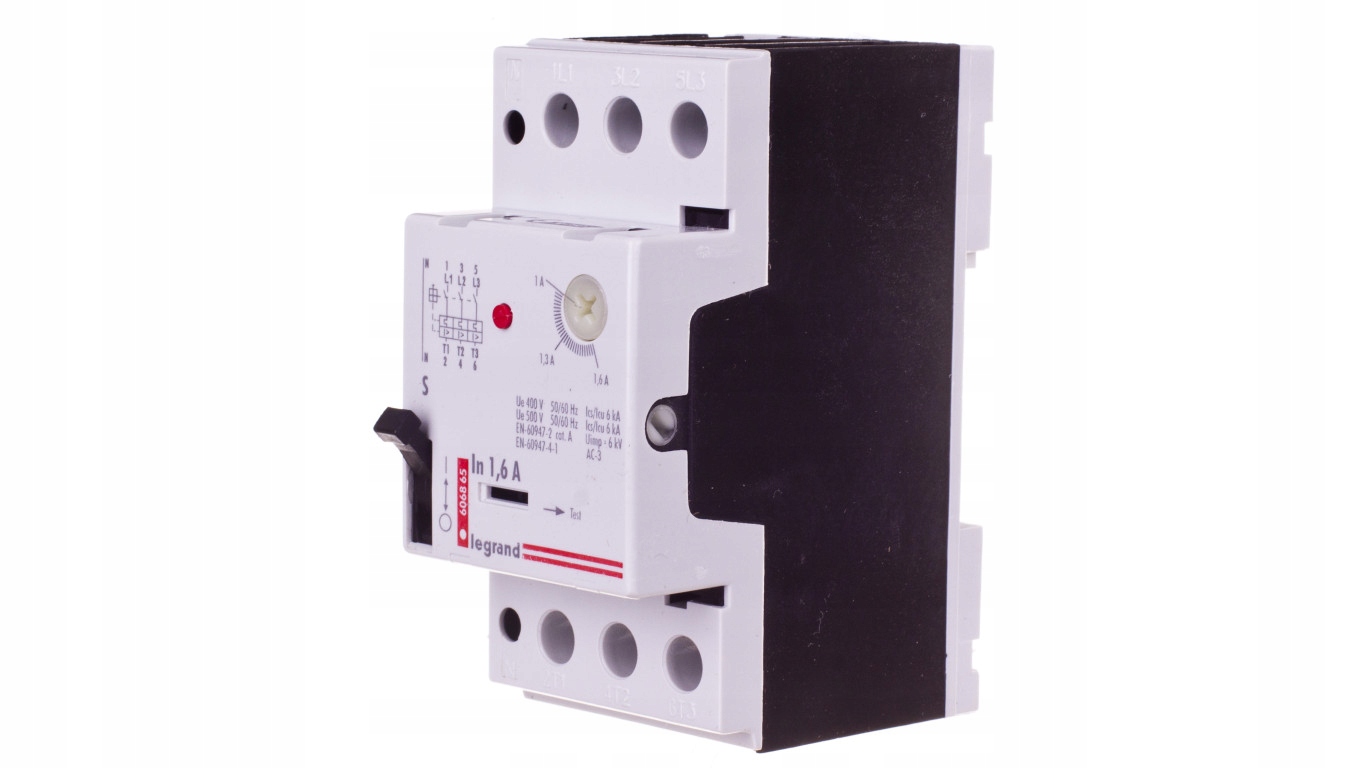 Motorový istič 3P 0,55kW 1-1,6A M250 S 1,6 60