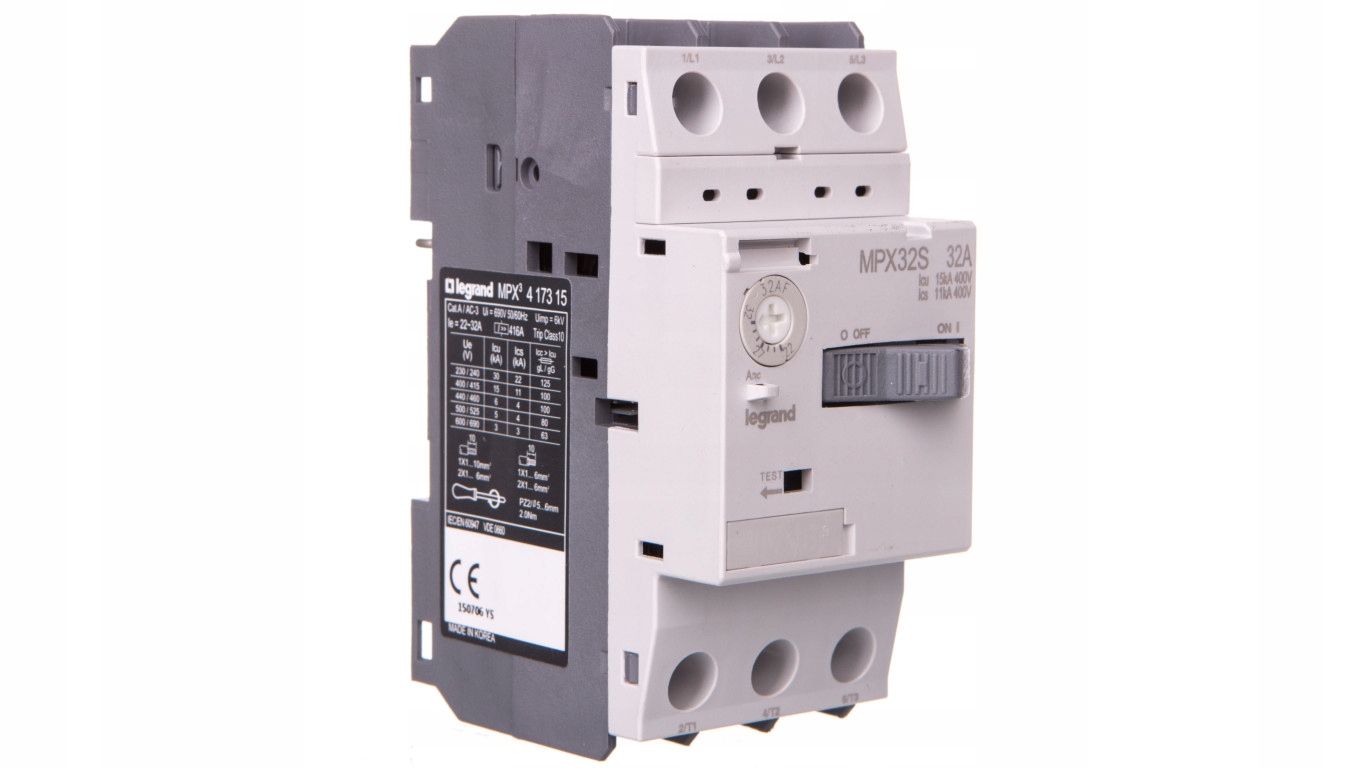 Motorový istič 3P 15kW 22-32A MPX3 32S 417315