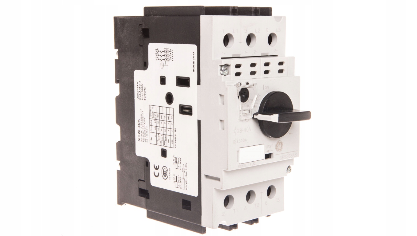 3P 18kW motorový istič 28-40A GPS2BSAS 101231