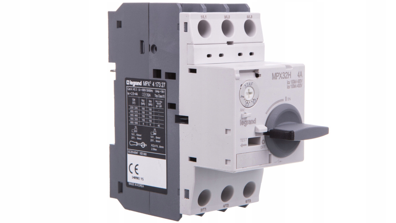 Motorový istič 3P 2,2kW 2,5-4A MPX3 32H 41732