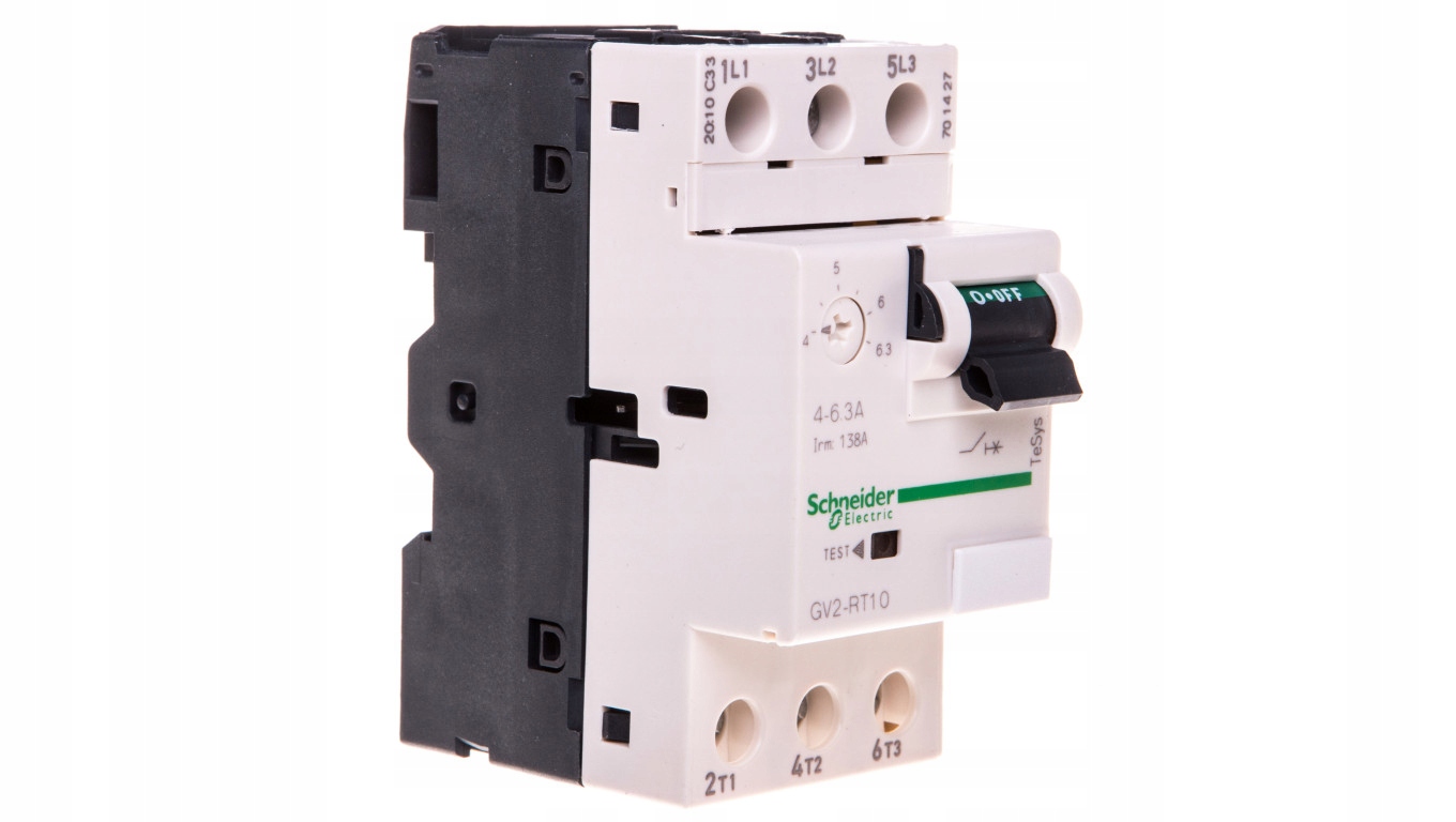 Motorový istič 3P 2,2kW 4-6,3A GV2RT10