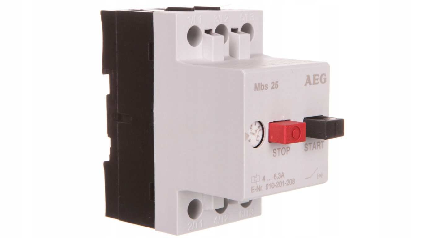 Motorový istič 3P 2,2kW 4-6,3A MBS25-063 2542