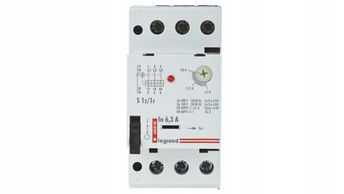 Motorový istič 3P 2,5kW 4-6,3A M 250 S 1R / 1NO