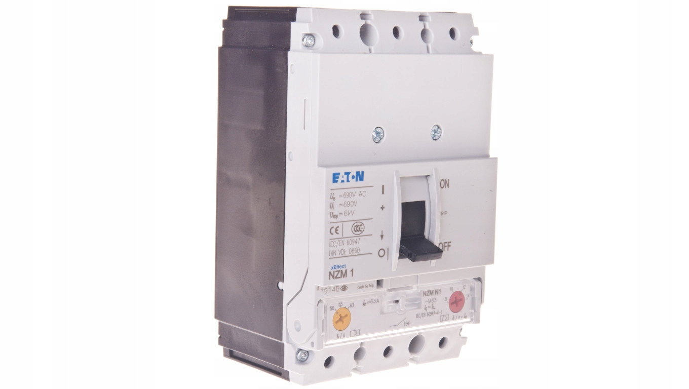 Motorový istič 3P 30kW 50-63A NZMN1-M63 26572