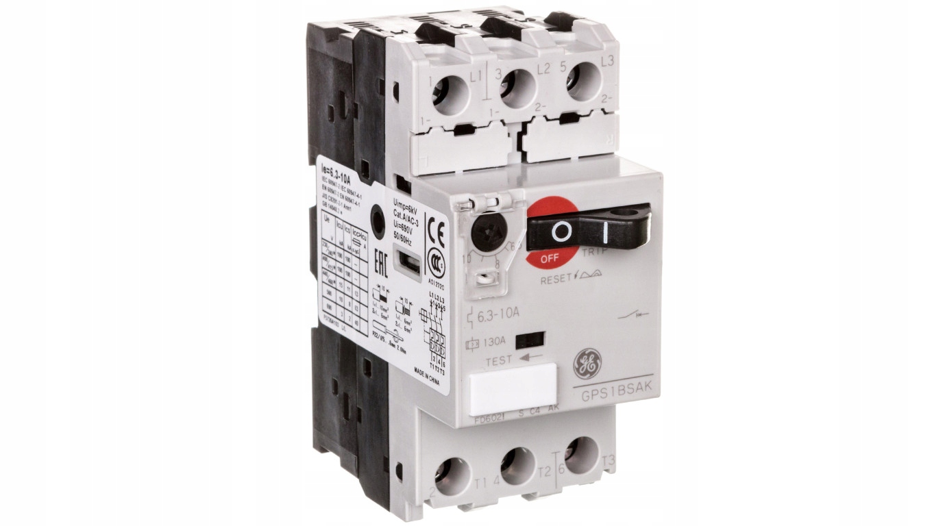 Motorový istič 3P 4kW 6,3-10A GPS1BSAK 101220