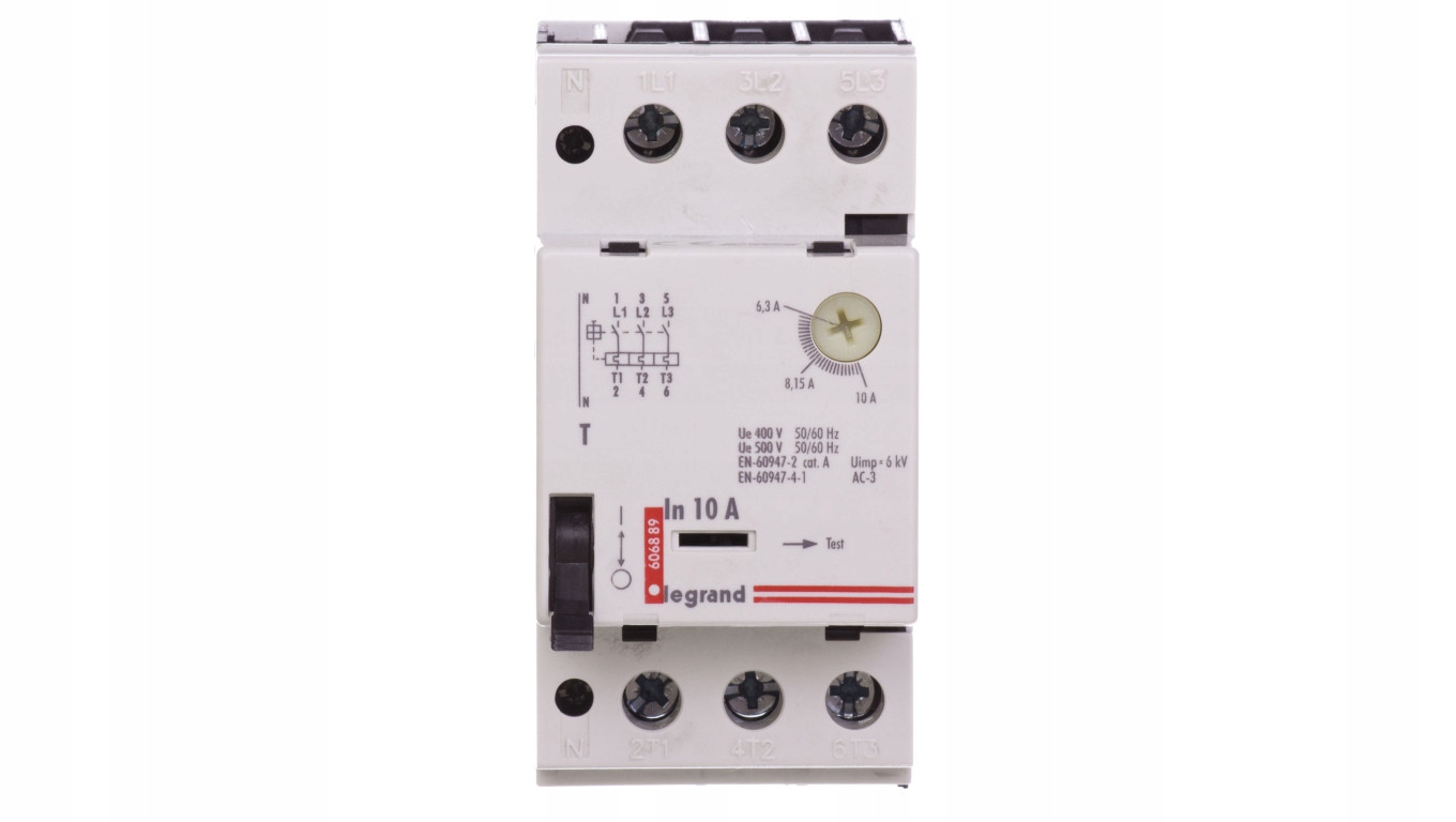 Motorový istič 3P 4kW 6,3-10A M250 T 6,3-10A