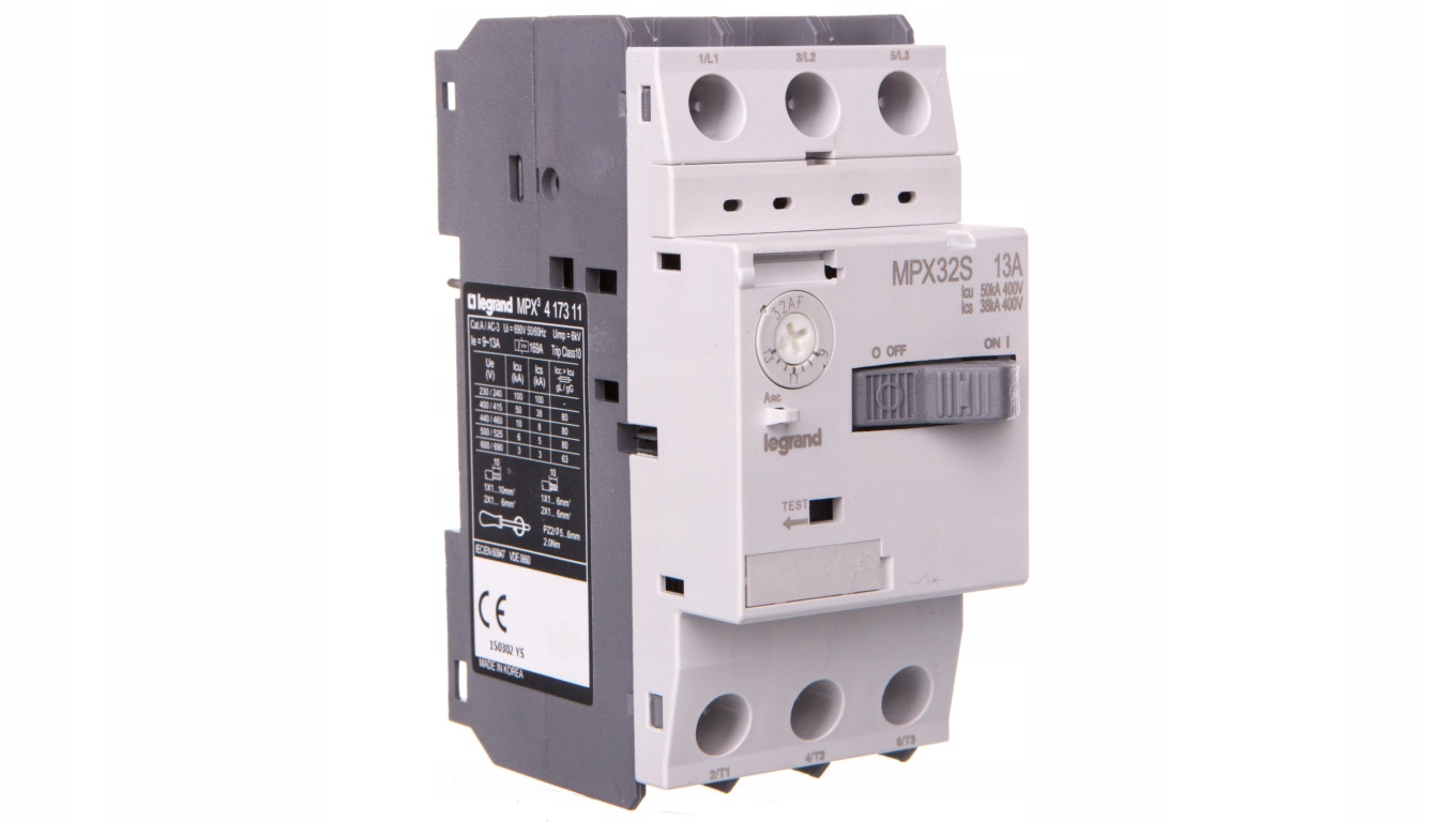 Motorový istič 3P 5,5kW 9-13A MPX3 32S 417311