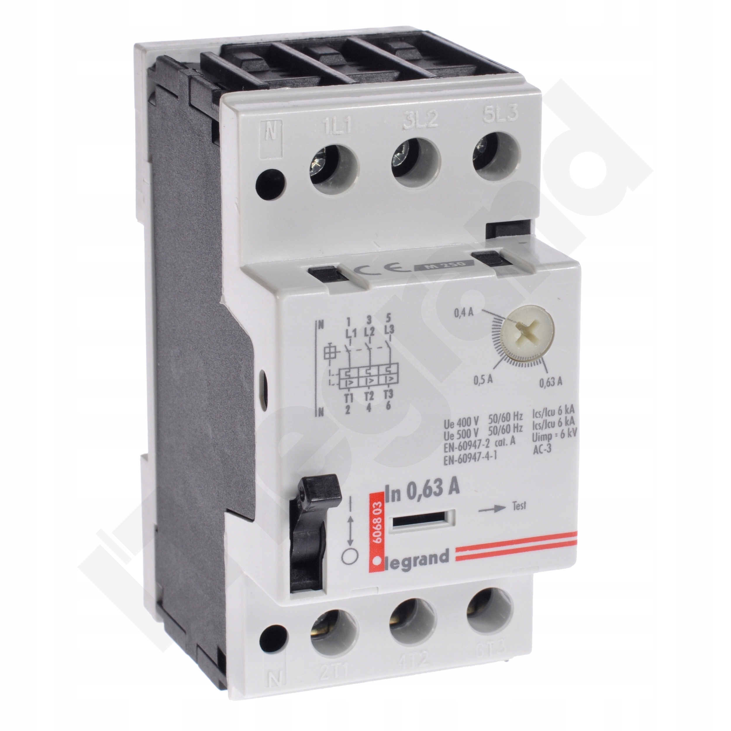 Motorový istič Legrand M-250 0,4-0,63A 606803