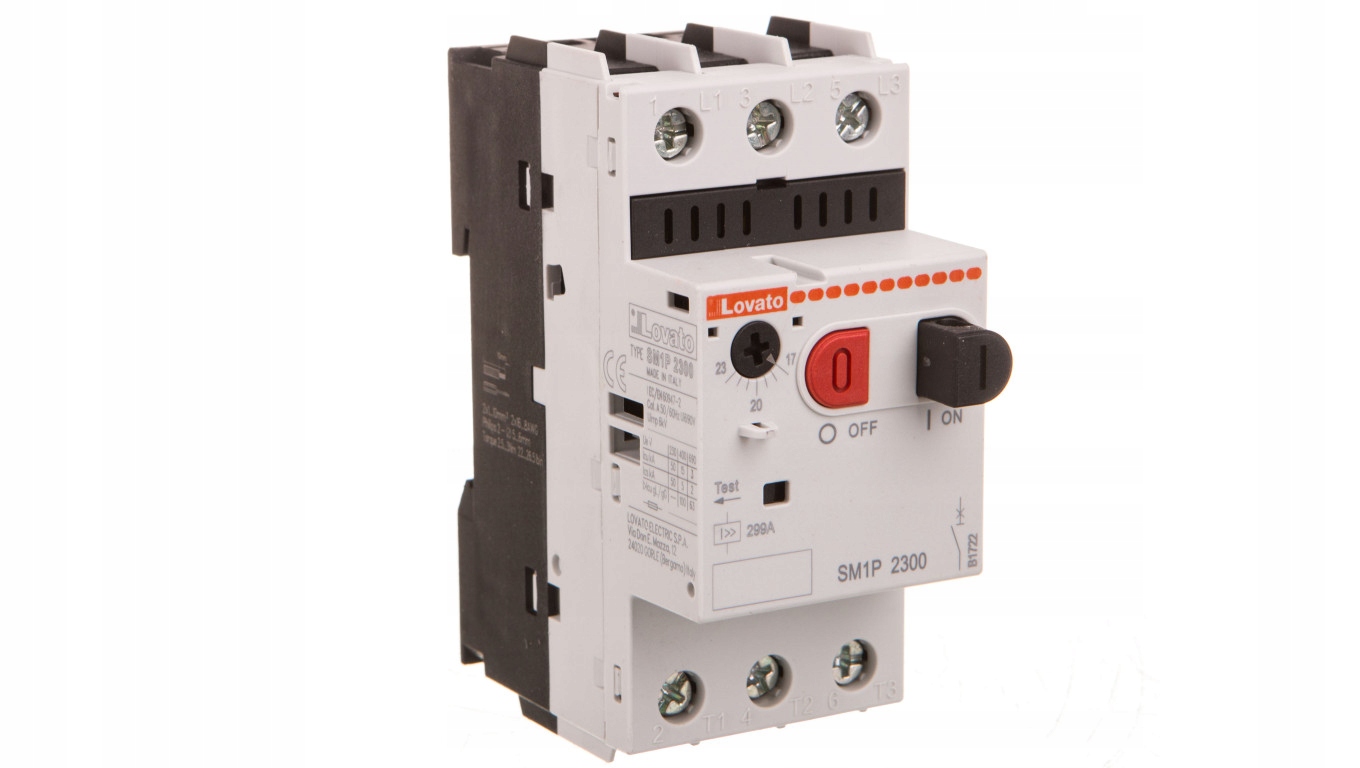 Motorový istič SM1P2300 s tlačidlami 17-23A