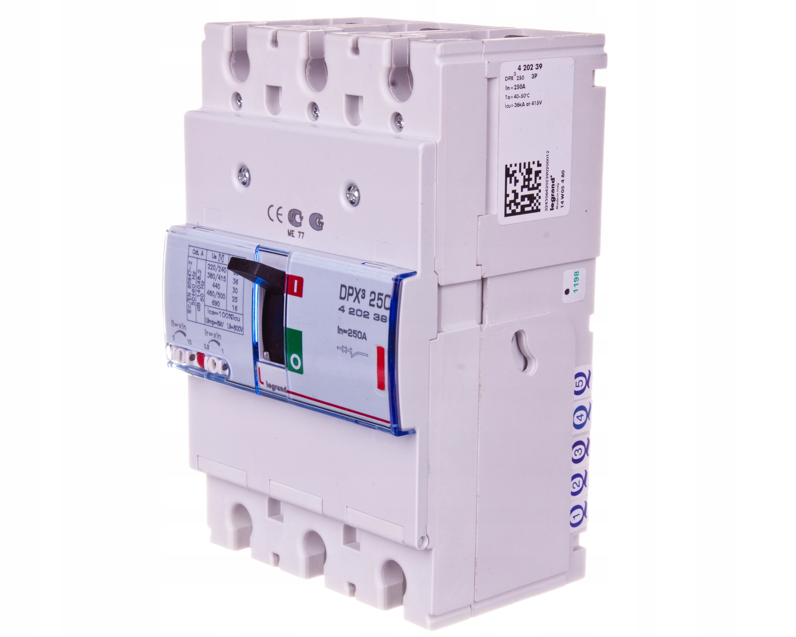 3P 250A 36kA ACB DPX3 250 420239