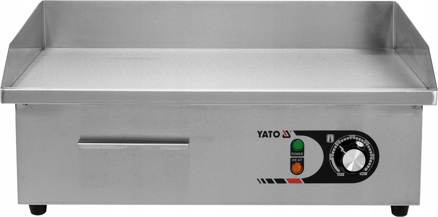YATO ELEKTRICKÁ GRILOVÁ DOSKA hladká 550 mm
