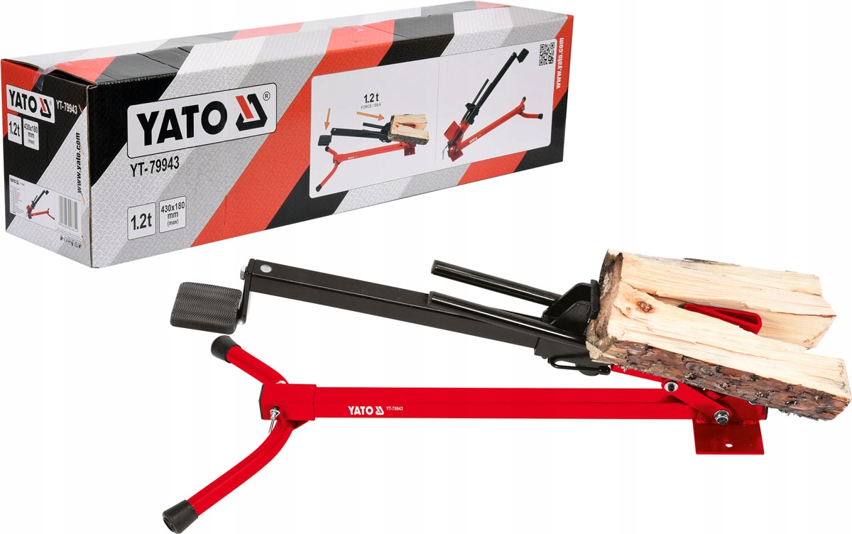Štiepačka na drevo 1.2T YATO FOOT CHIPPER
