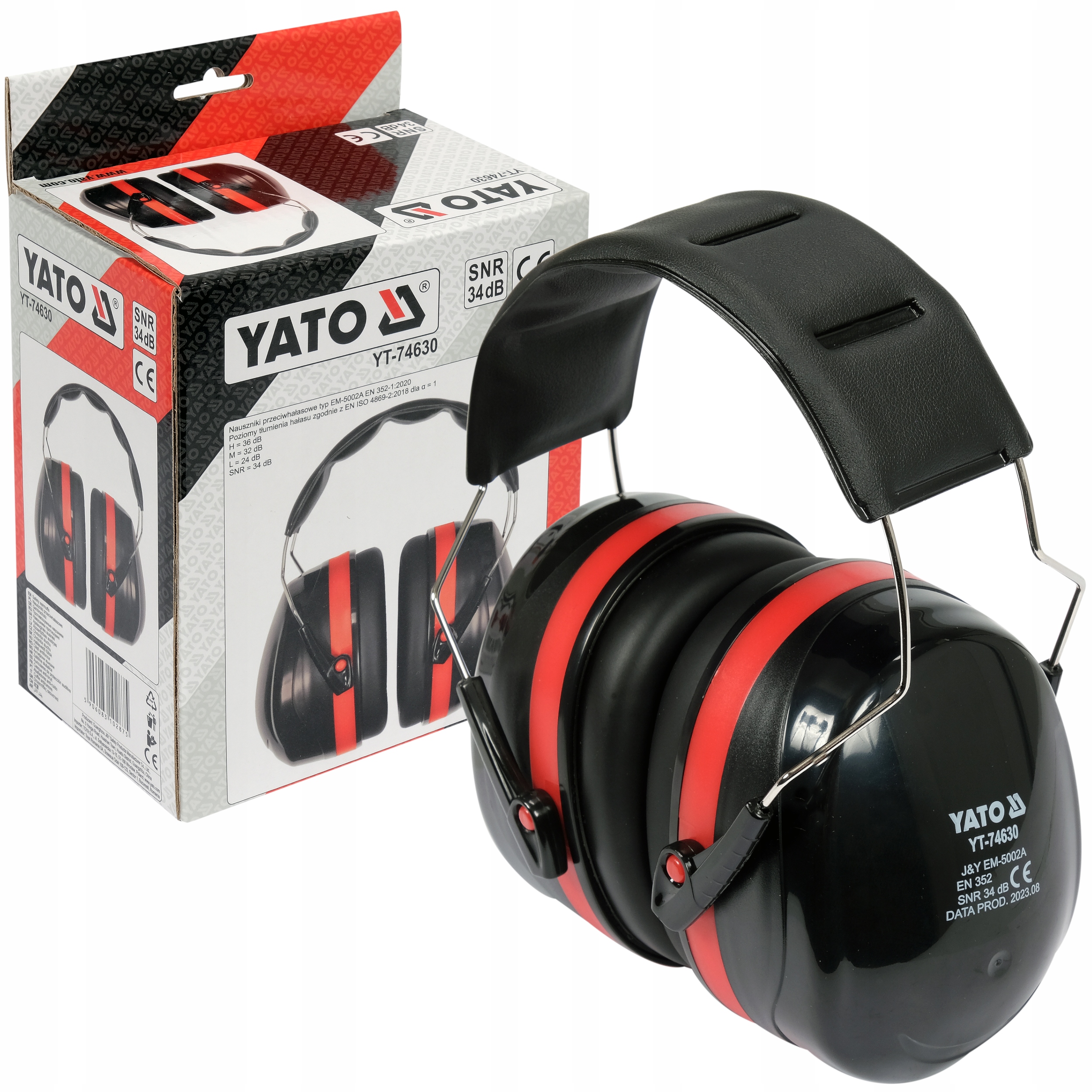 Protihlukové slúchadlá Yato YT-74630