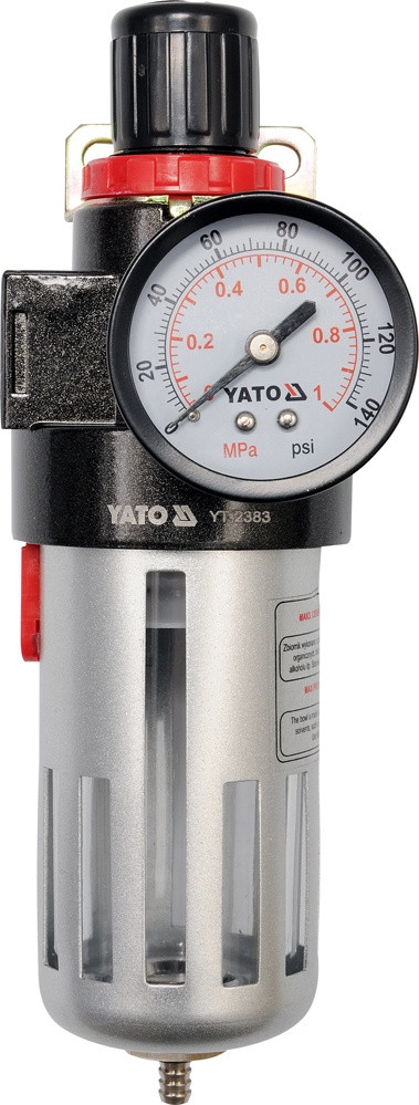 YATO YT-2383 REDUKCIA S FILTEROM A 1/2 MANOMETROM