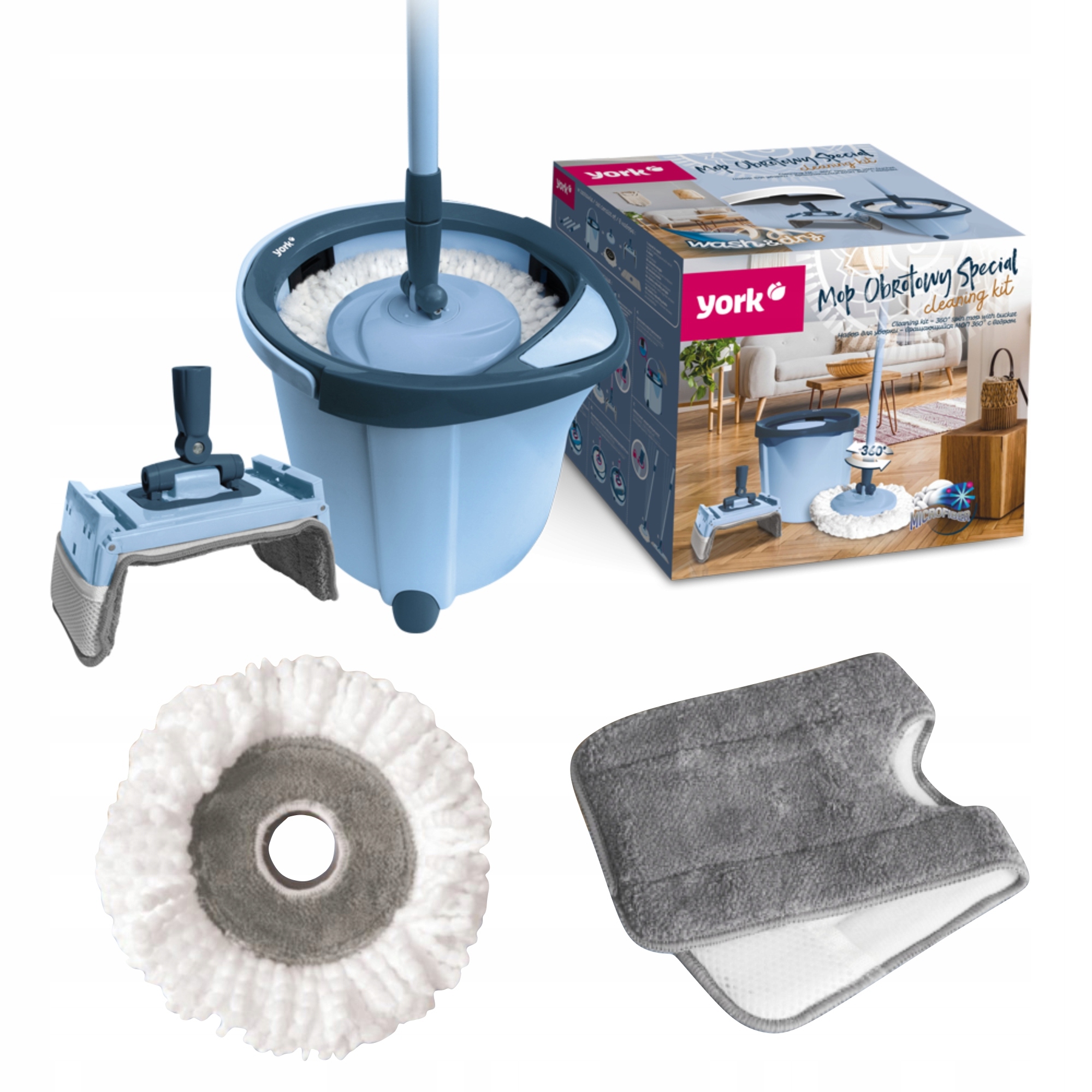 Odstreďovací mop York Special
