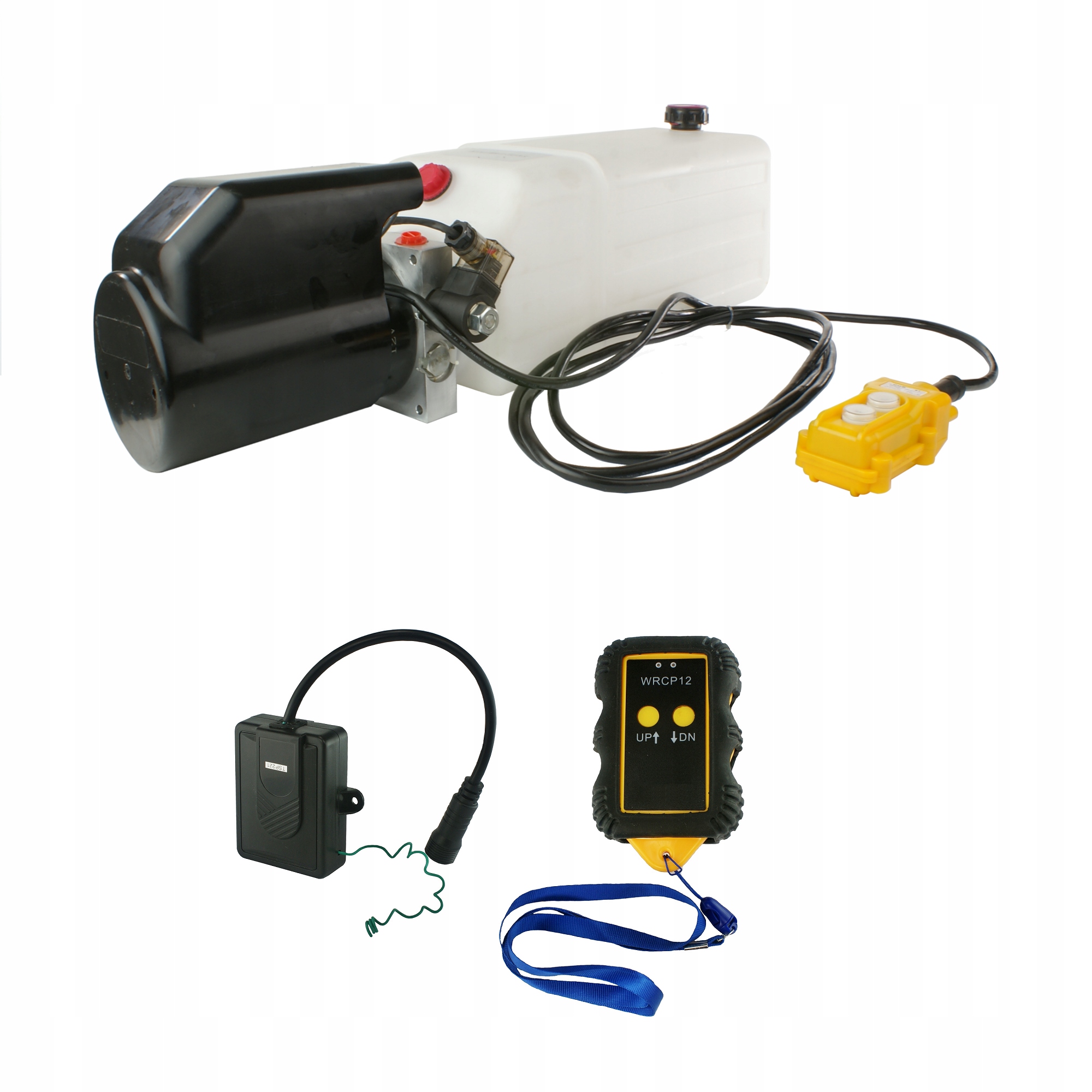 NAPÁJACIA JEDNOTKA HYDRAULICKÁ JEDNOTKA ŽERIAV 12V ŽERIAV