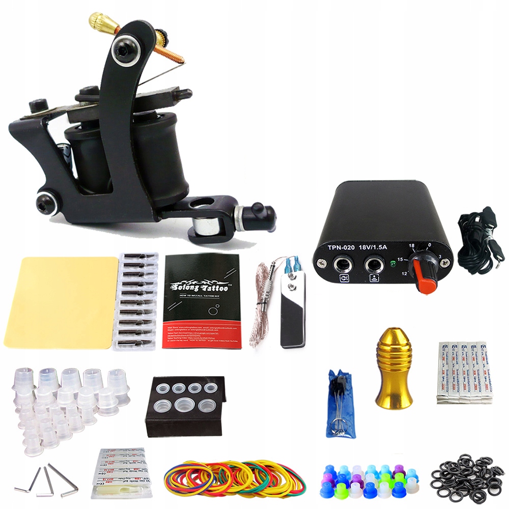 STROJ TATTOO KIT JEHLOVÝ KOŽIČEK
