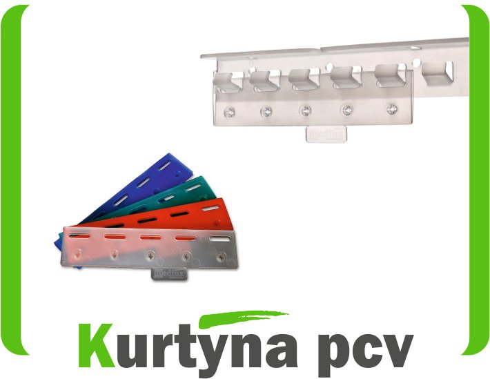 SADA UPEVNENIA PVC NA PÁSKY ZÁVESNÉ PVC 164cm