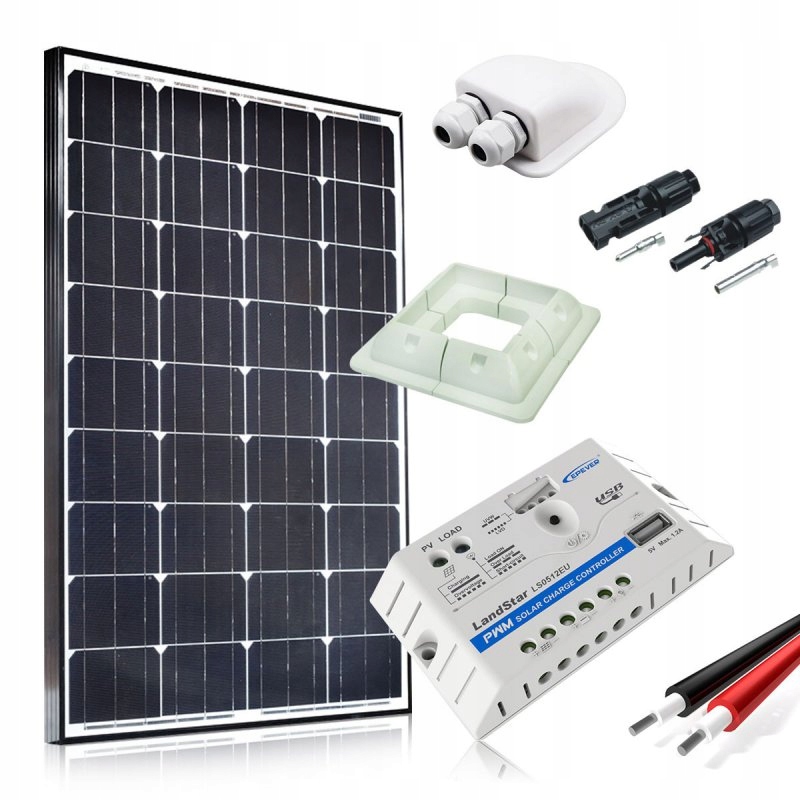 SOLÁRNA SADA PRE KEMPER - VÝKON 100W