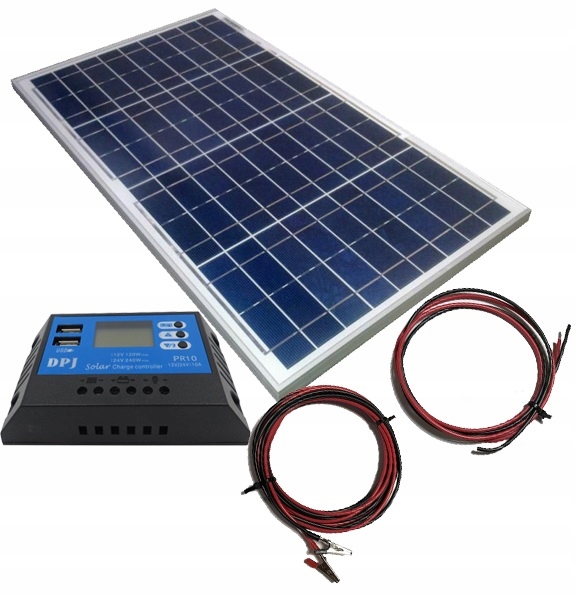 SOLAR KIT 30W 12V REGULÁTOR SOLAR PANEL USB