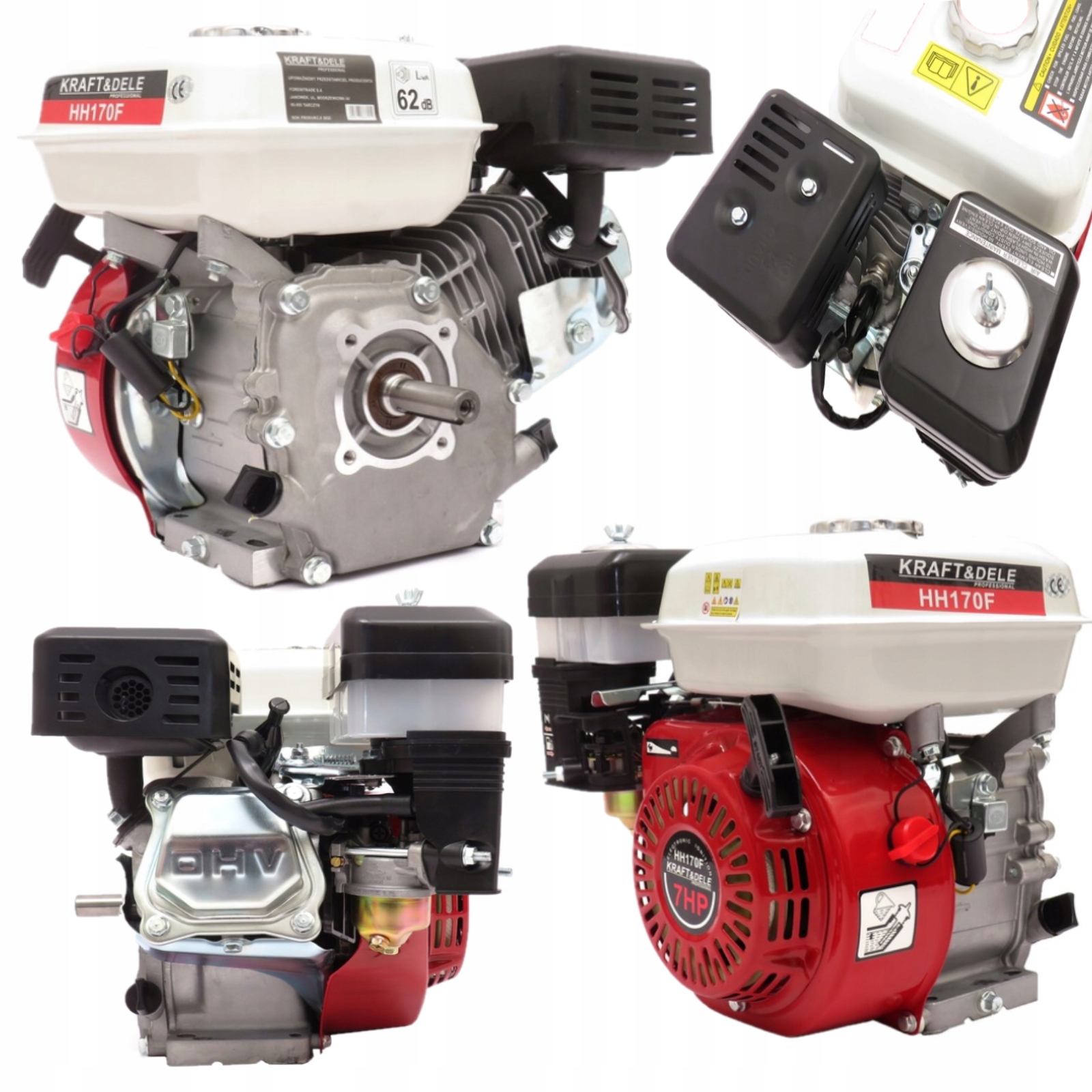Spaľovací motor Kraft&Dele KD1825 4,85 kW