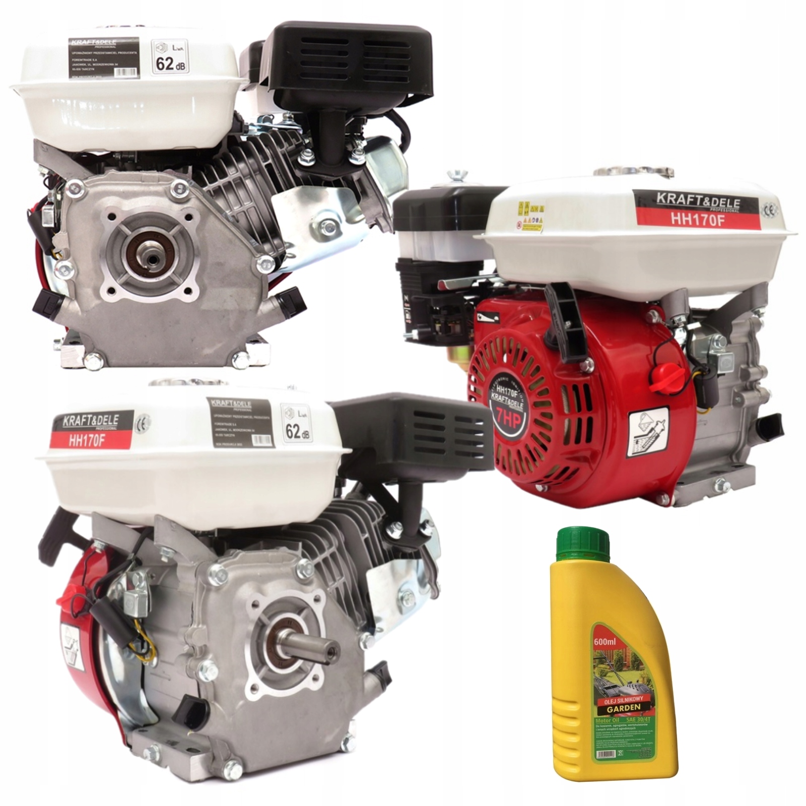 Spaľovací motor K&D, 20mm motor, 4,9 kW