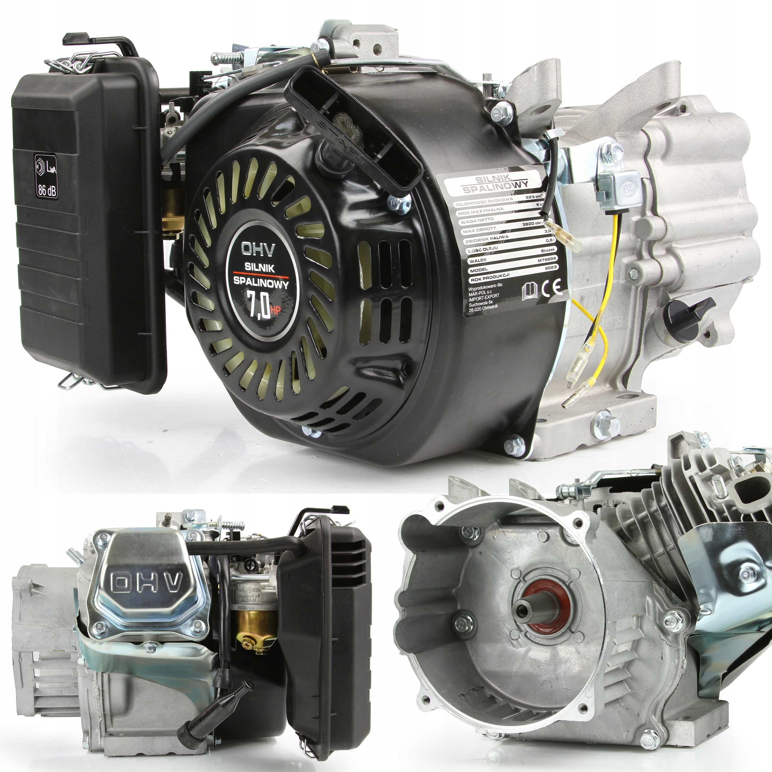 Spaľovací motor Mar-pol M79899 100 kW