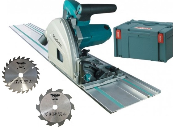 Ponorná píla MAKITA SP6000J + lišta 1,5 m. 3 kotúče