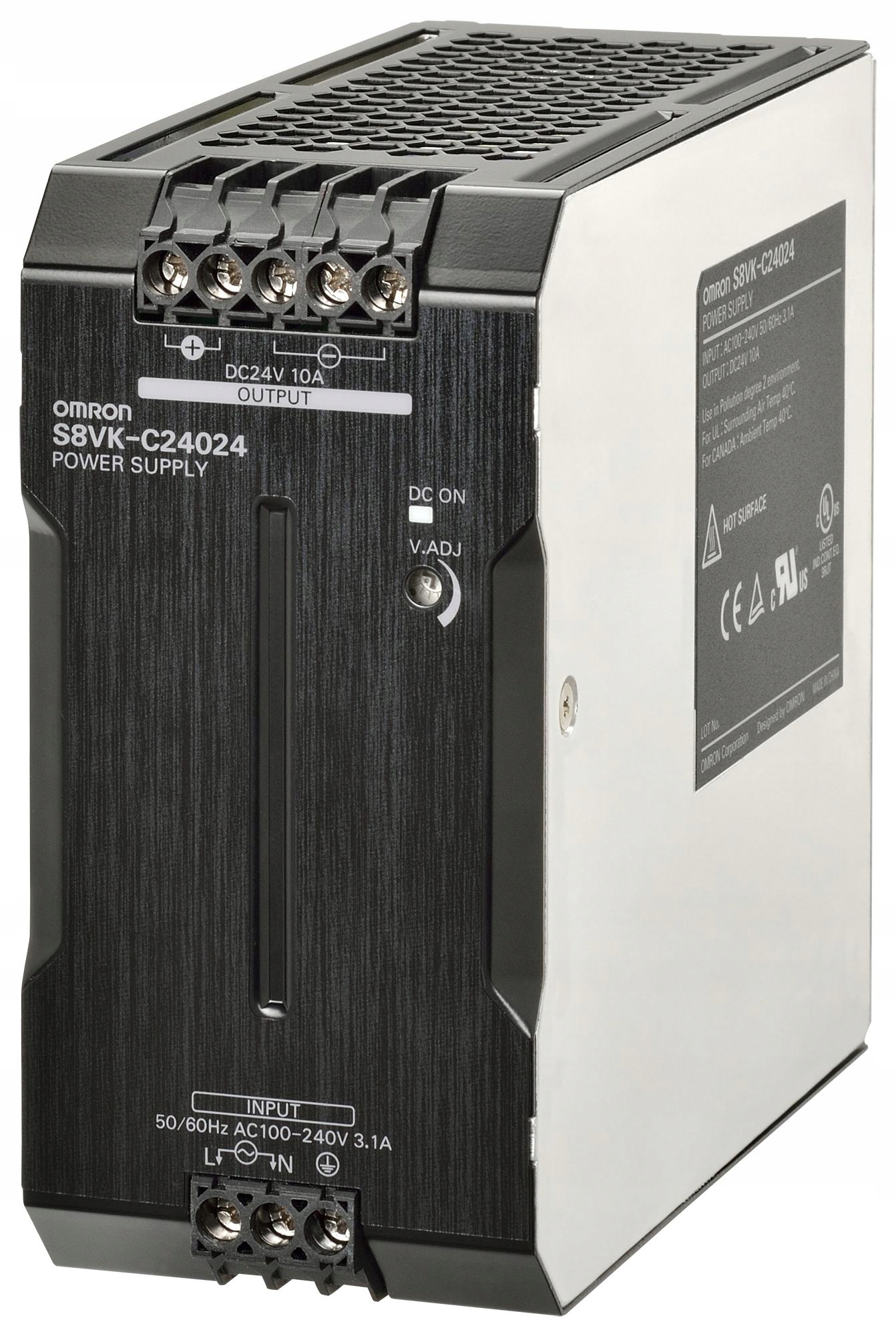 240W 10A 24VDC S8VK-C24024 OMRON napájací zdroj na lištu