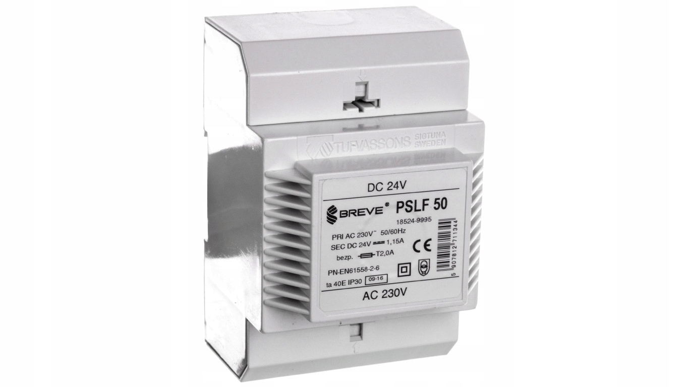 Transformátorový napájací zdroj PSLF 50 230VAC / 24VDC 28W