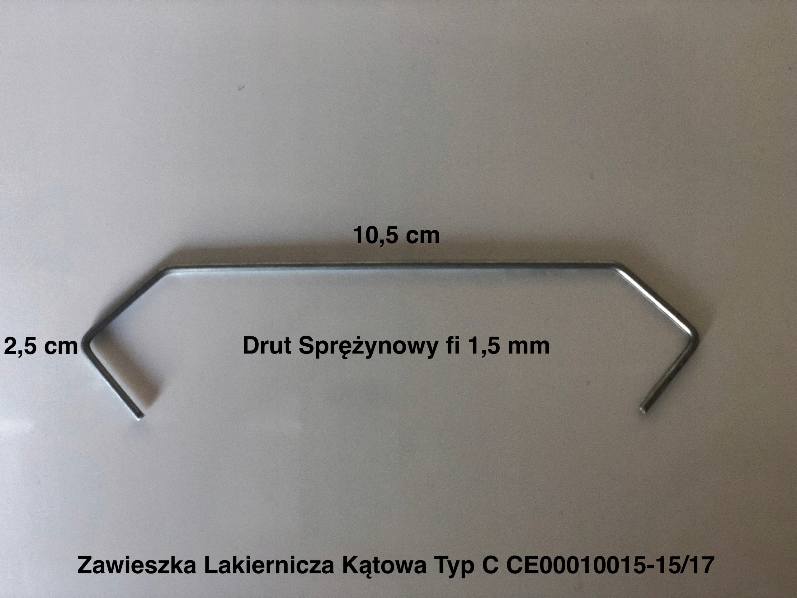 Vešiaky na lak S CE00010015-15 / 17 500 ks.