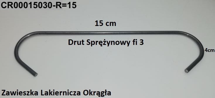 Vešiaky na lak S CR00015030-R = 15 1000 ks.