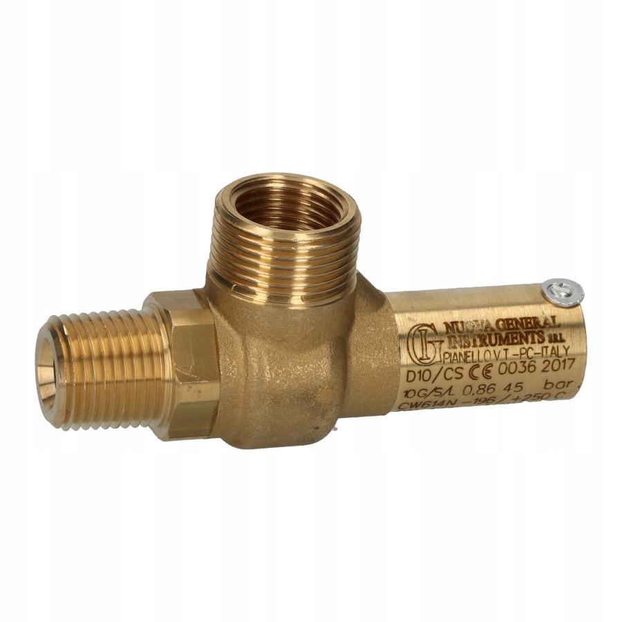 Poistný ventil VD10CS 45bar 1/2 "NPT