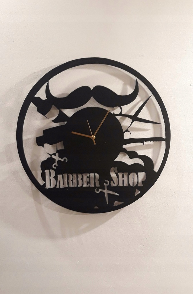 Hodiny Barber Shop pre kadernícky salón