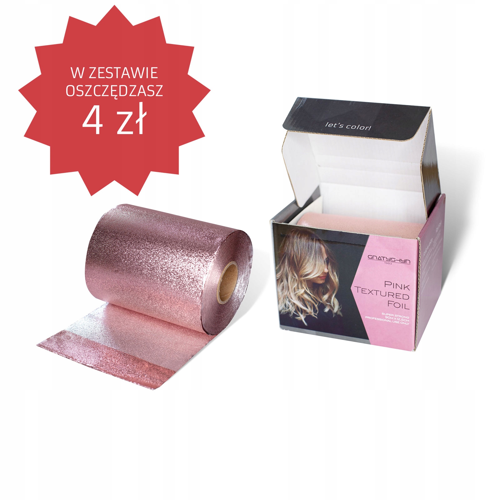 Sada 2x farebná fólia Gnatyshyn Tools Pink