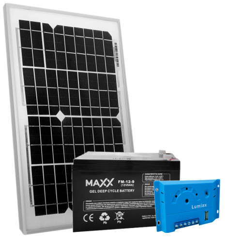 Solárna sada 10W 12V / 9Ah