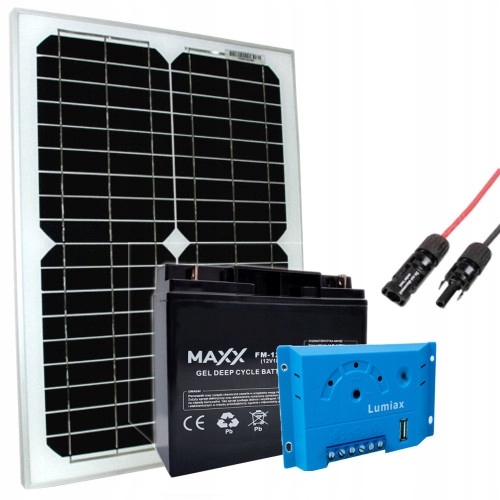 Solárna sada 20W 12V / 18Ah